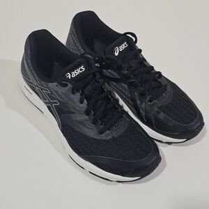 Asics Women's Amplica Black Gray Running Shoes Size 7 1/2